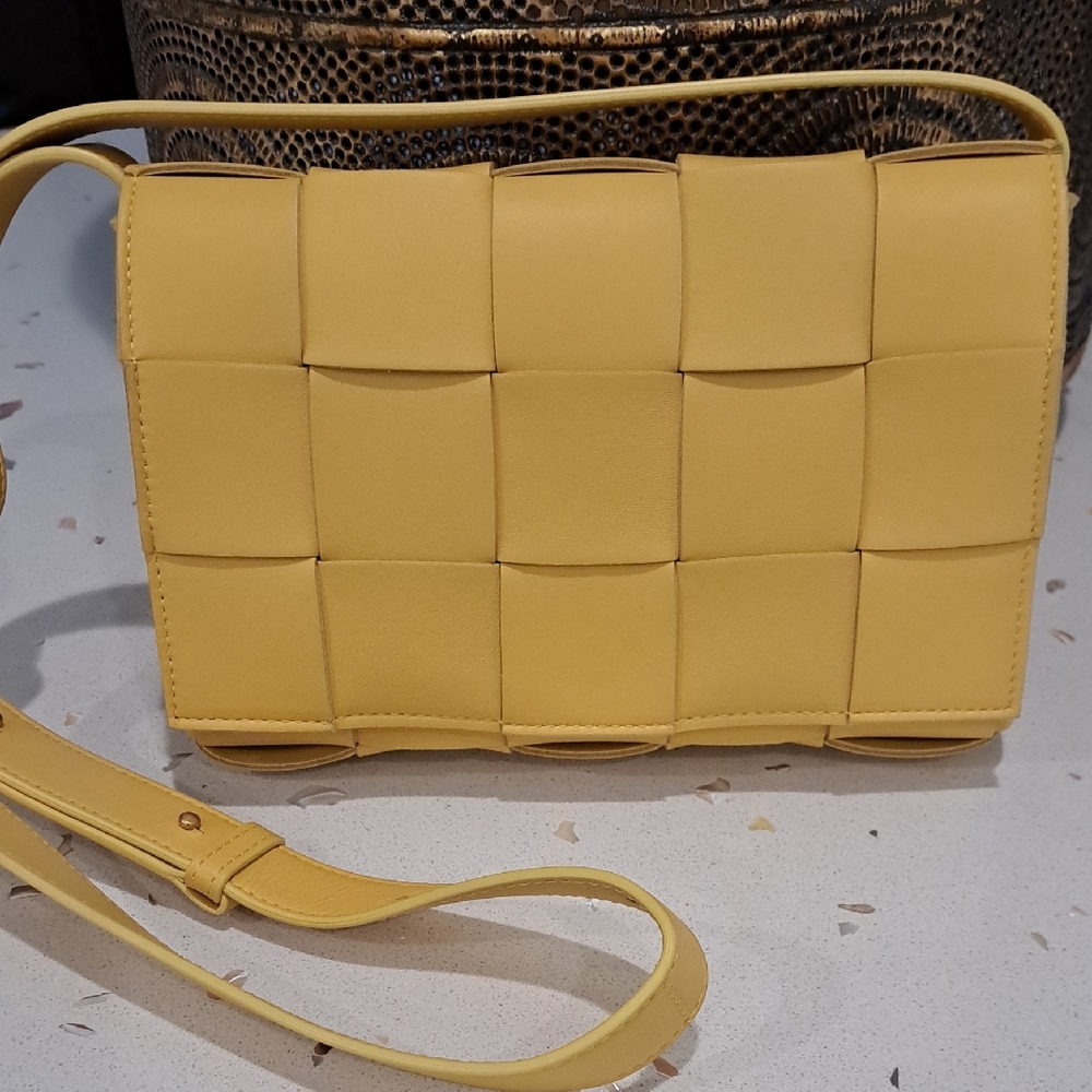 Bottega Veneta Cassette Leather Crossbody Bag